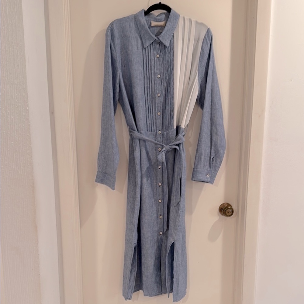 🌎NWT Linen Dress (L/46)